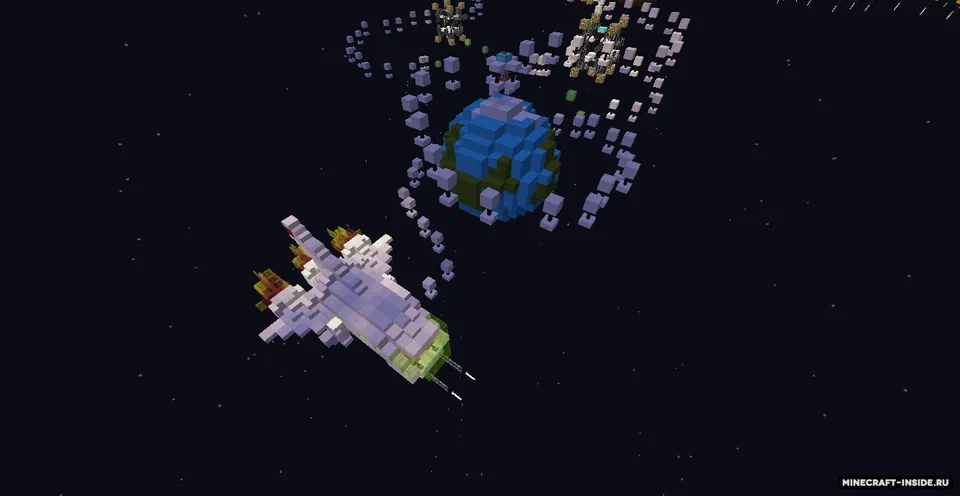 Space Parkour — Minecraft xarita, rasm 3