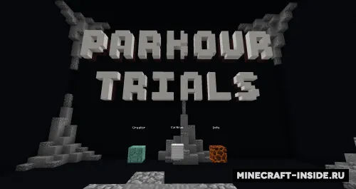 Parkour Trials — Minecraft xarita, rasm 1