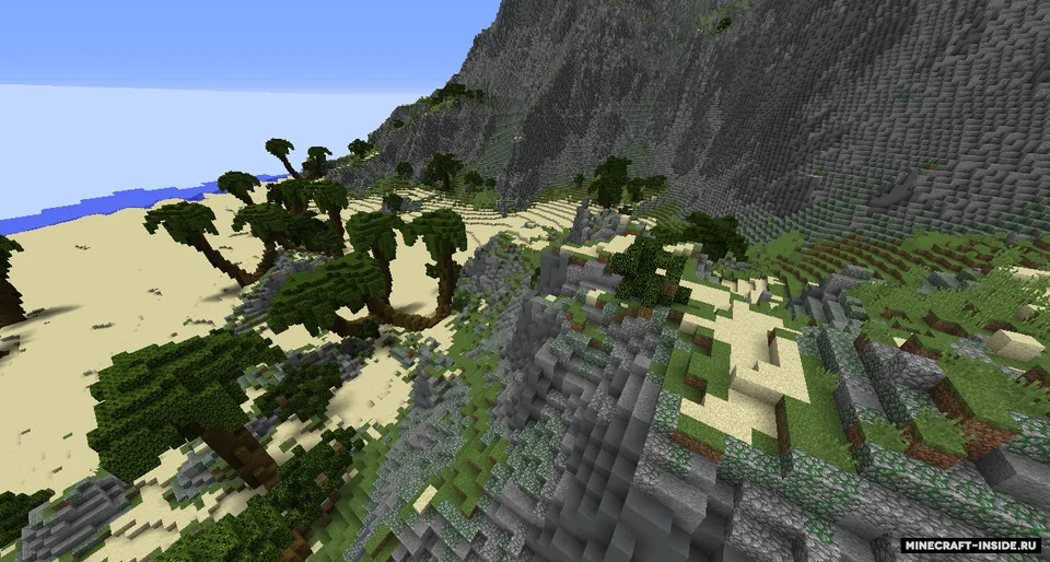 The Isolated Crag — Minecraft xarita, rasm 2