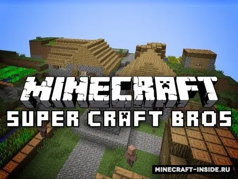 Super Craft Bros — Minecraft xarita, rasm 1