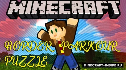 Border Parkour Puzzle — Minecraft xarita, rasm 1