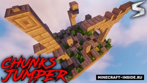 Chunks Jumper 2 — Minecraft xarita, rasm 1
