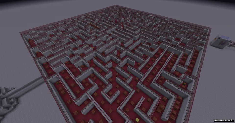 Gold Rush Maze — Minecraft xarita, rasm 2