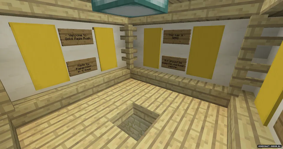 Gold Rush Maze — Minecraft xarita, rasm 4