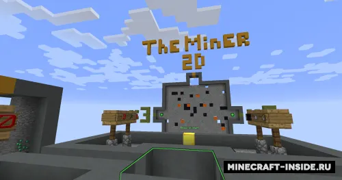 The Miner 2D — Minecraft xarita, rasm 1
