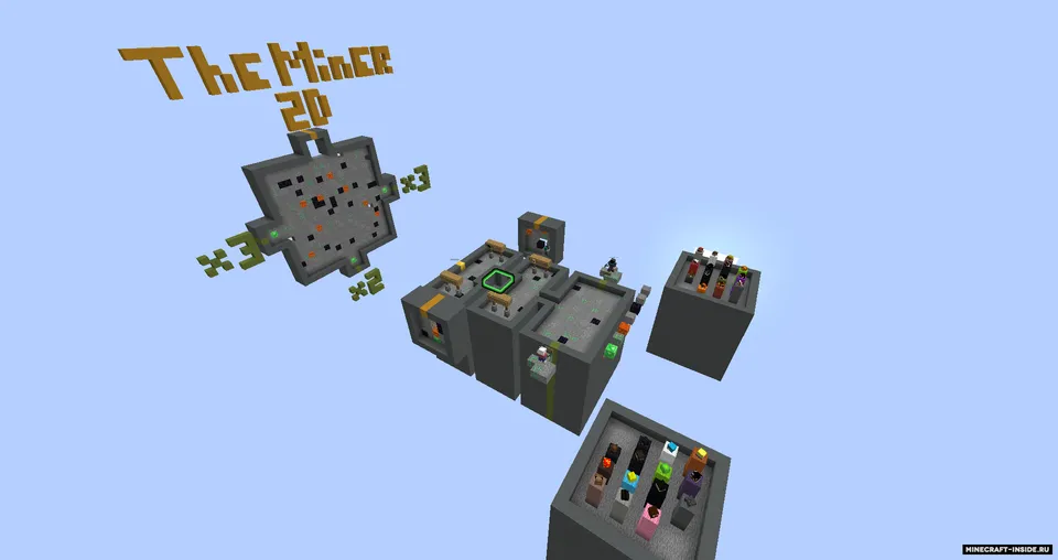 The Miner 2D — Minecraft xarita, rasm 2