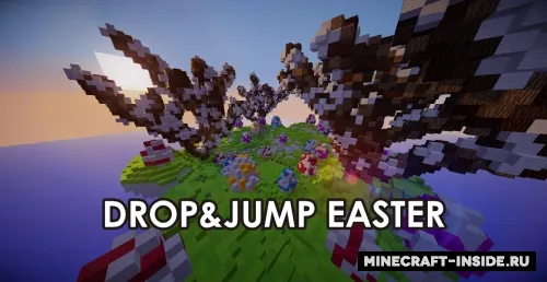 Drop&Jump Easter — Minecraft xarita, rasm 1