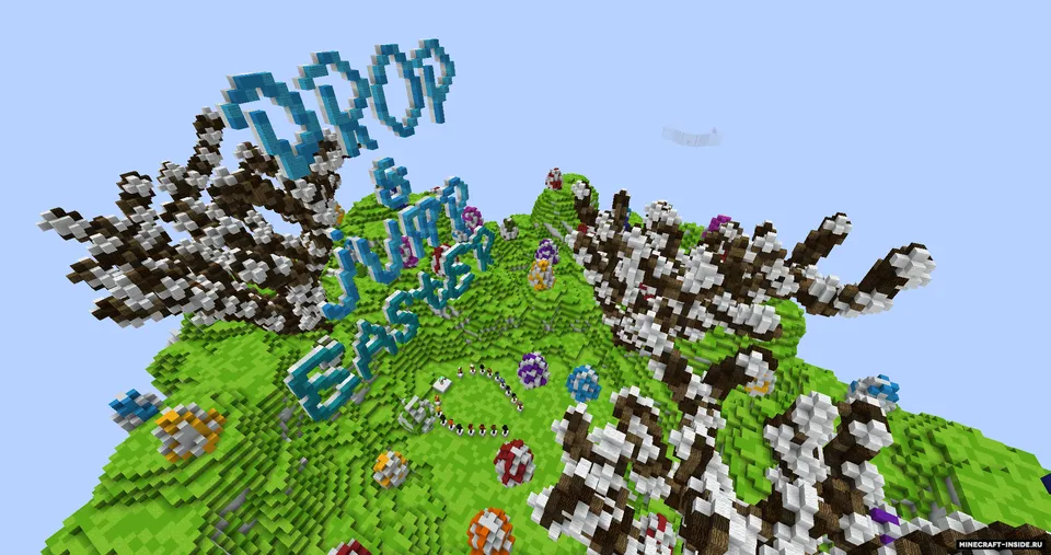 Drop&Jump Easter — Minecraft xarita, rasm 4