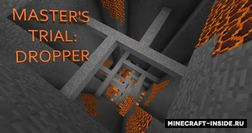 Master's Trial: Dropper — Minecraft xarita, rasm 1