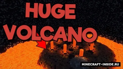 Death Runners: Volcano Island — Minecraft xarita, rasm 1