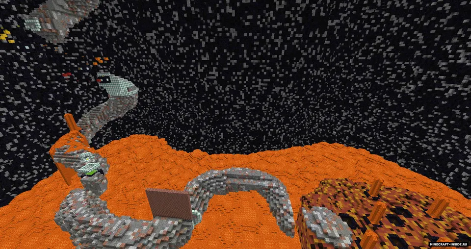 Death Runners: Volcano Island — Minecraft xarita, rasm 2