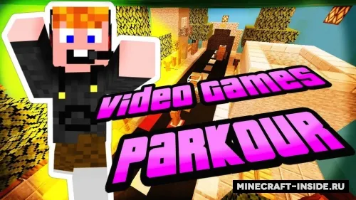 Video Games Parkour 2 — Minecraft xarita, rasm 1