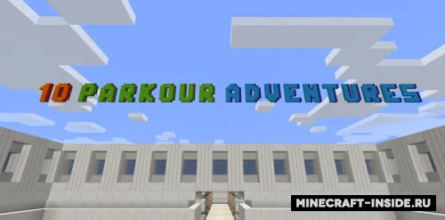 10 Parkour Adventures — Minecraft xarita, rasm 1