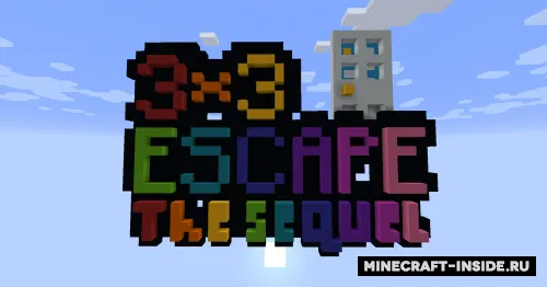 3 by 3 Escape Room: The Sequel — Minecraft xarita, rasm 1