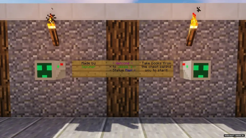 Jesse Statue — Minecraft xarita, rasm 4