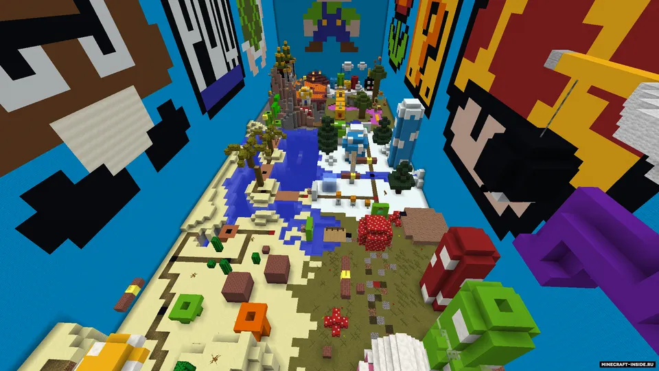 500 Buttons - Finding Adventure — Minecraft xarita, rasm 2