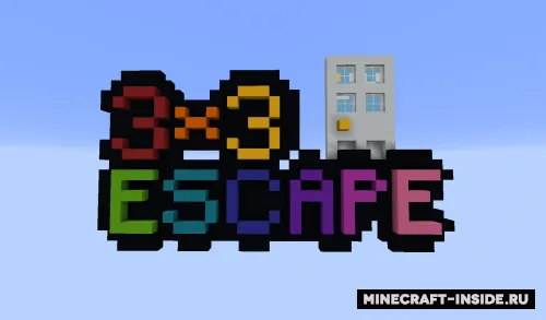 3 by 3 Escape — Minecraft xarita, rasm 1