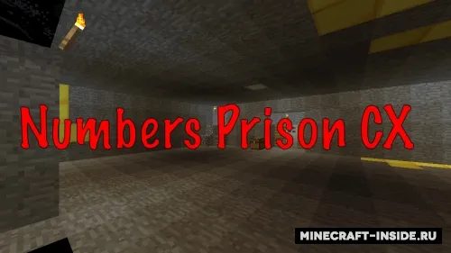 Numbers Prison CX — Minecraft xarita, rasm 1