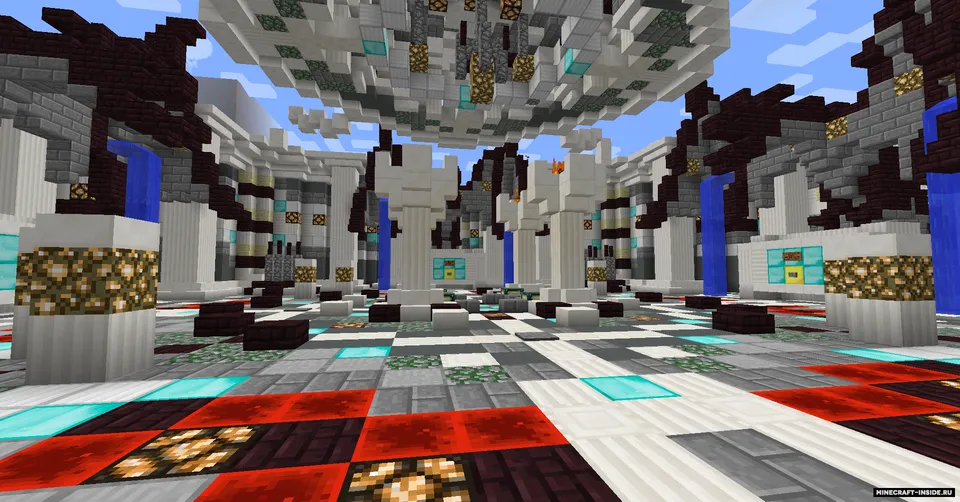 Find The Button: Fantastic Structures — Minecraft xarita, rasm 5