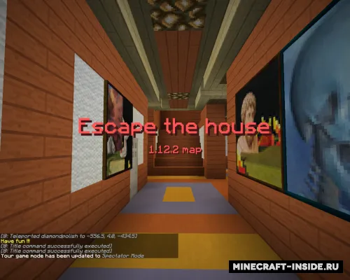 Escape the House — Minecraft xarita, rasm 1