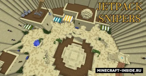 Jetpack Snipers — Minecraft xarita, rasm 1