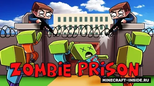 Zombie Prison — Minecraft xarita, rasm 1