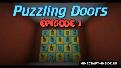 Puzzling Doors — Minecraft xarita, rasm 1