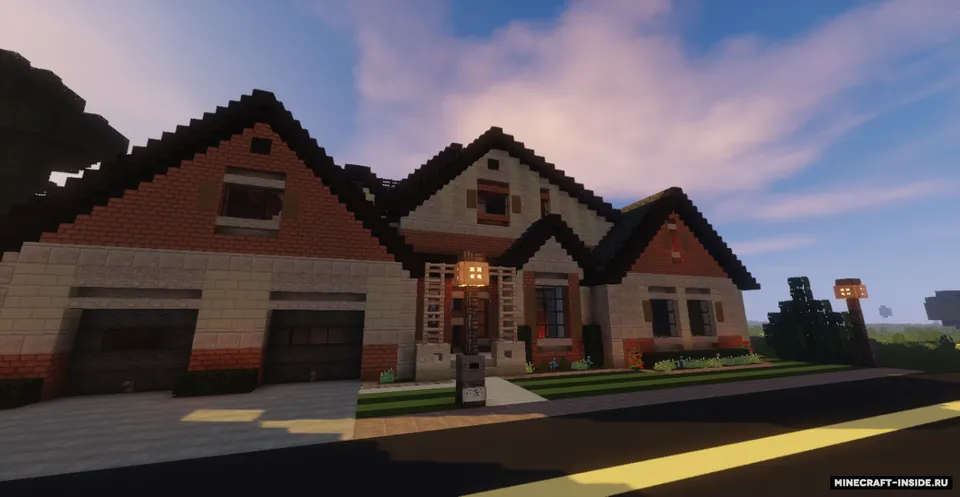 10 Suburban Houses — Minecraft xarita, rasm 3