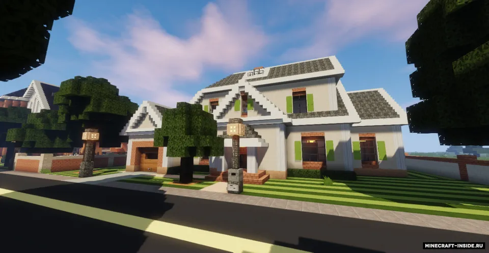 10 Suburban Houses — Minecraft xarita, rasm 6