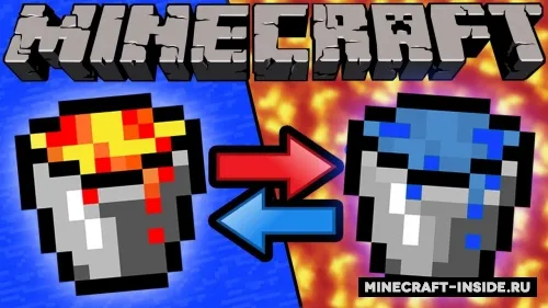 Lava and Ice — Minecraft xarita, rasm 1