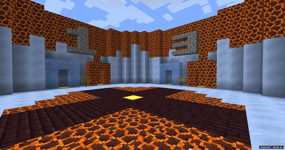 Lava and Ice — Minecraft xarita, rasm 2