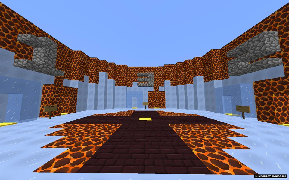 Lava and Ice — Minecraft xarita, rasm 4
