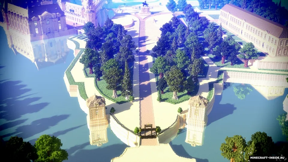 Chateau de Chantilly — Minecraft xarita, rasm 2