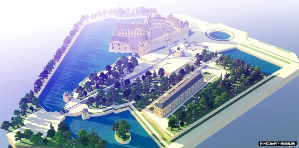 Chateau de Chantilly — Minecraft xarita, rasm 3