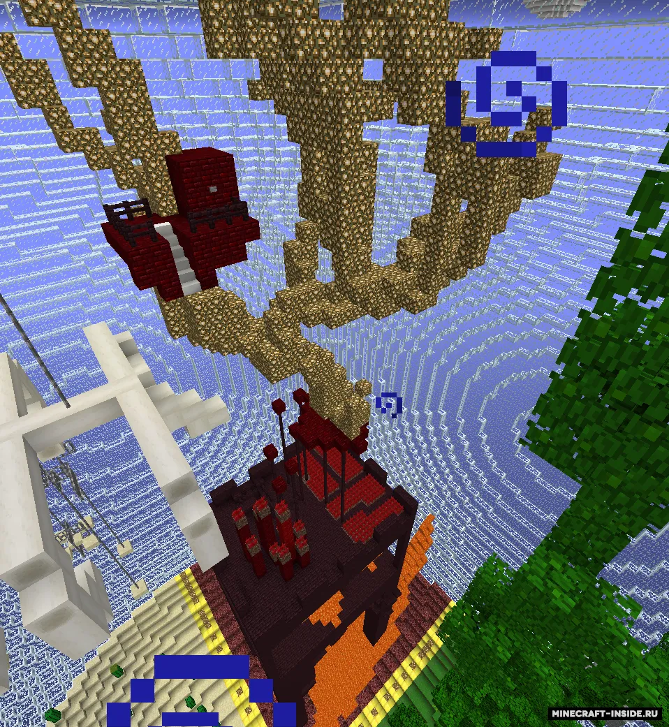 Biome Sphere Parkour — Minecraft xarita, rasm 2