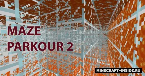 Maze Parkour 2 — Minecraft xarita, rasm 1