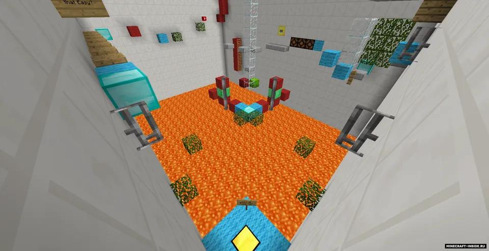 Sprint Lava Parkour 3 — Minecraft xarita, rasm 3