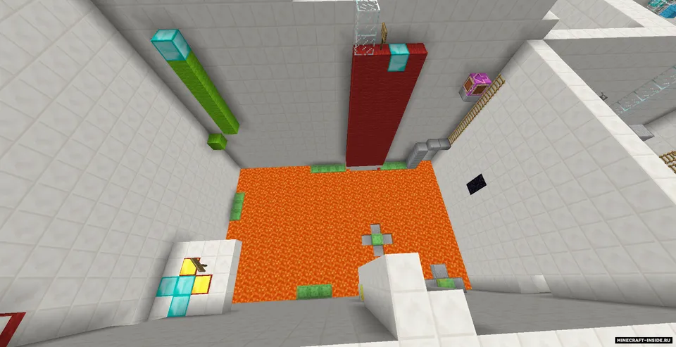 Sprint Lava Parkour 3 — Minecraft xarita, rasm 4