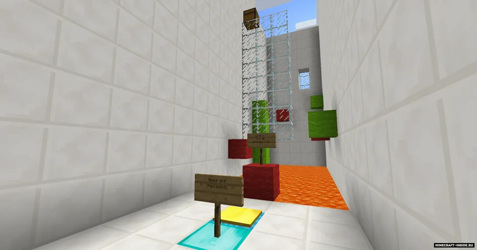 Sprint Lava Parkour 3 — Minecraft xarita, rasm 5