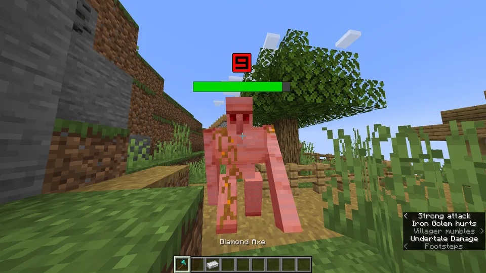 Undertale HealthBars — Minecraft mod, rasm 2