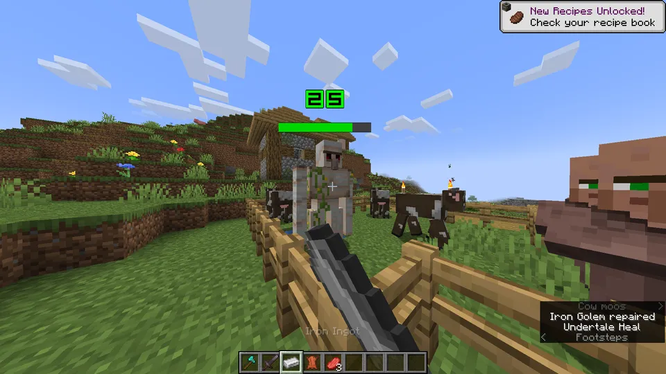Undertale HealthBars — Minecraft mod, rasm 3