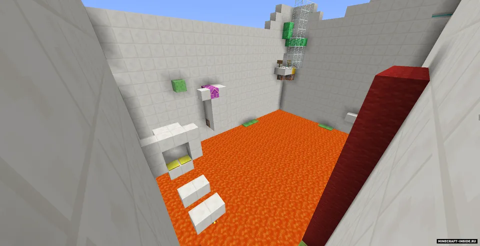 Sprint Lava Parkour 4 — Minecraft xarita, rasm 2