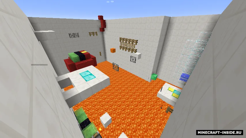Sprint Lava Parkour 4 — Minecraft xarita, rasm 3