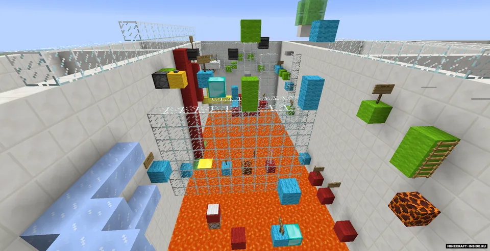 Sprint Lava Parkour 4 — Minecraft xarita, rasm 4