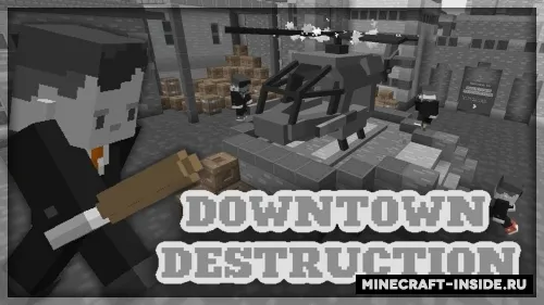 Downtown Destruction — Minecraft xarita, rasm 1