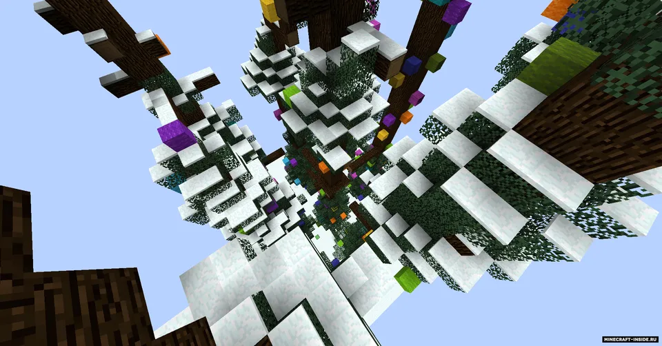 King of The Ladder – Christmas Style — Minecraft xarita, rasm 2
