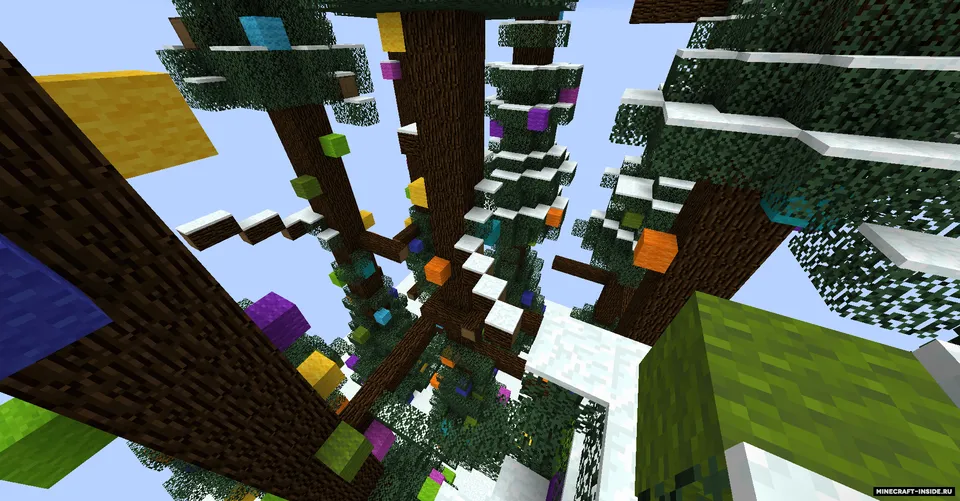 King of The Ladder – Christmas Style — Minecraft xarita, rasm 3