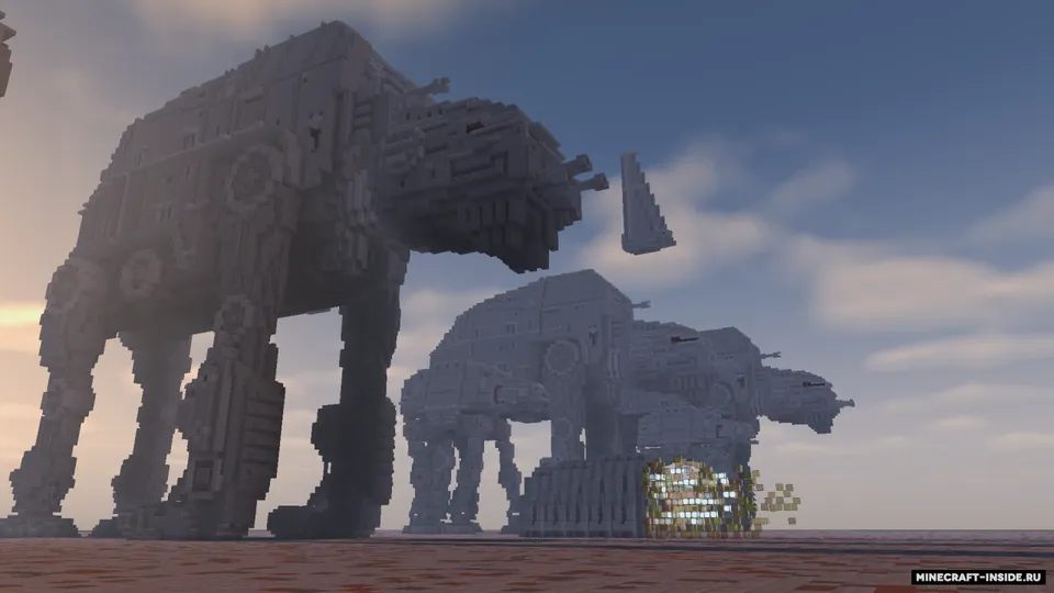 The Last Jedi - The Battle of Crait — Minecraft xarita, rasm 3