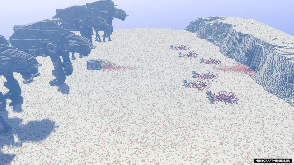 The Last Jedi - The Battle of Crait — Minecraft xarita, rasm 6