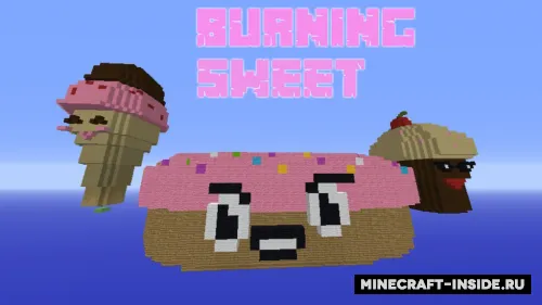 Burning Sweet — Minecraft xarita, rasm 1